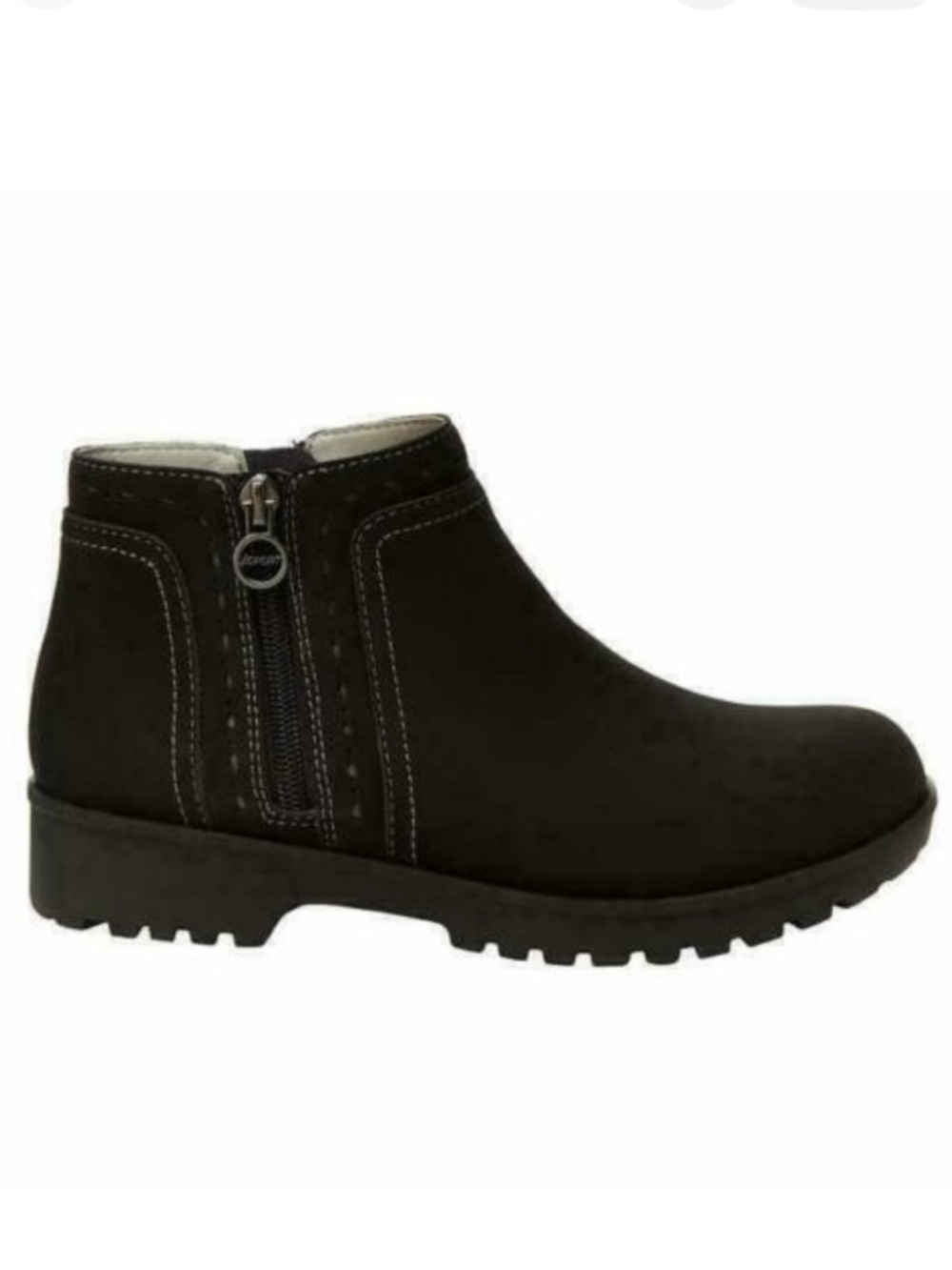 J Sport by‎ Jambu Jenna Black Ankle Boot Memory Foam Lug Sole S9JNA01 Vegan 9M